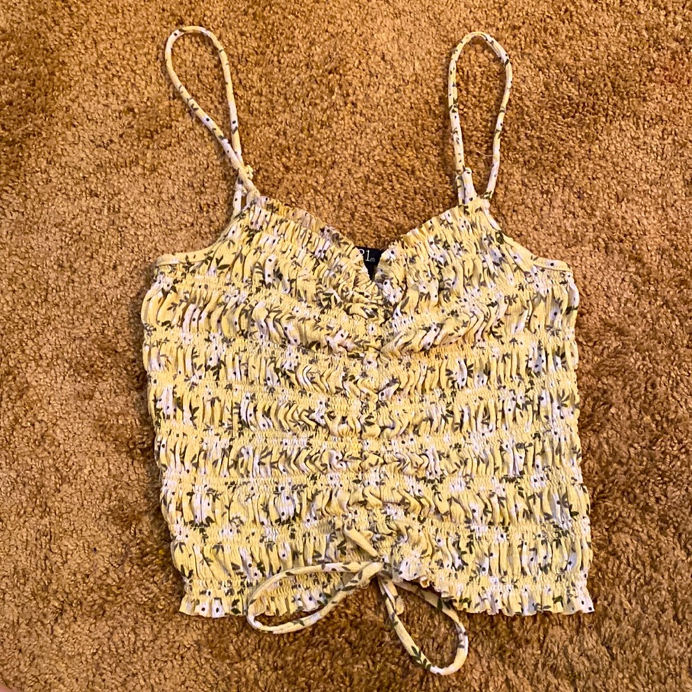 Yellow Tank Top: Size: XS